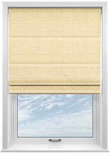 Aztec, Ochre - Roman Blind